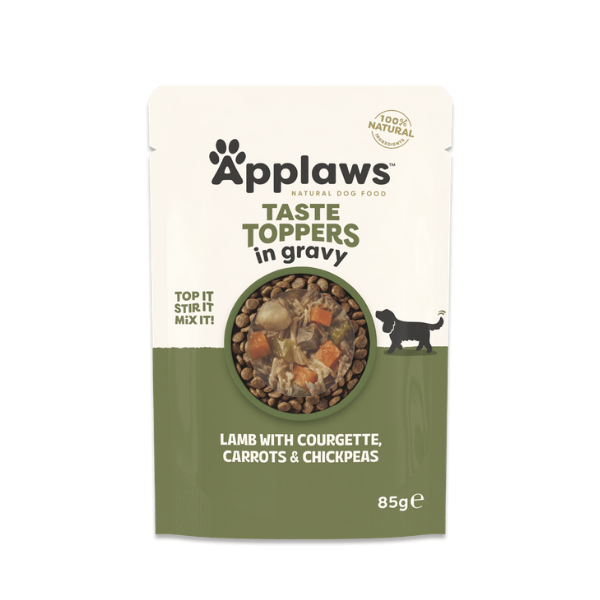 Applaws Taste Toppers Dog Pouch Lamb with Vegetables in Gravy 