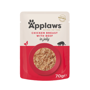 Applaws Cat Pouch Chicken Breast with Beef in Jelly