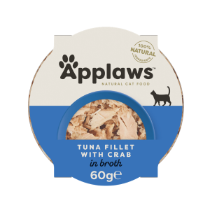 Applaws Cat Pot Tuna Fillet with Crab in Broth