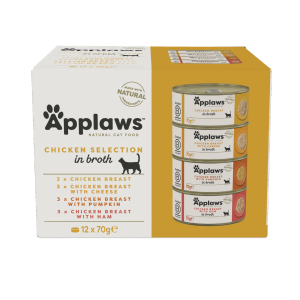 Applaws Multipack Κοτόπουλο σε Ζώμο | Φυσική Υγρή Τροφή για Γάτες