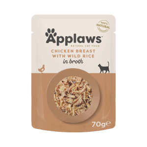 Applaws Cat Pouch Chicken with Wild Rice in Broth