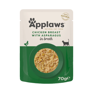 Applaws Cat Pouch Chicken with Asparagus in Broth