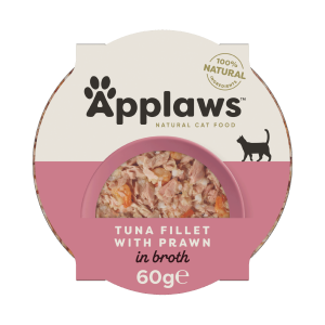 Applaws Cat Pot Tuna Fillet with Prawn in Broth