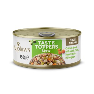 Applaws Taste Toppers Dog Tin Chicken Breast with Lamb and Vegetables Stew Applaws Taste Toppers Dog Tin Chicken Breast with Lamb and Vegetables Stew