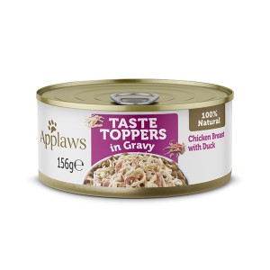 Applaws Taste Toppers Κονσέρβα Σκύλου Στήθος Κοτόπουλο με Πάπια σε Σάλτσα 