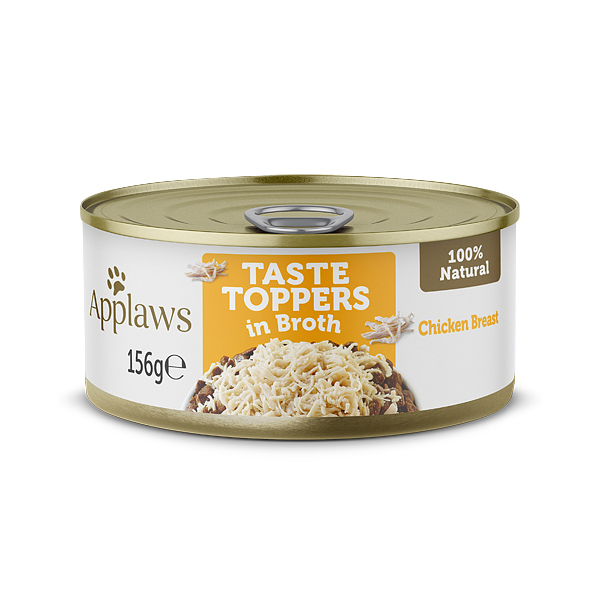 Applaws Taste Toppers Dog Tin Chicken Breast in Broth Applaws Taste Toppers Dog Tin Chicken Breast in Broth