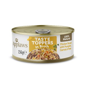 Applaws Taste Toppers Κονσέρβα Σκύλου Στήθος Κοτόπουλο με Λαχανικά σε Ζωμό