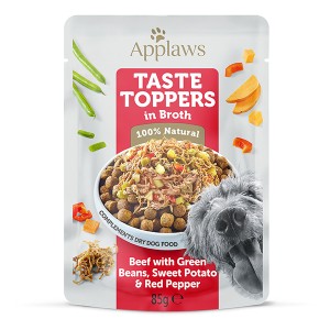 Applaws Taste Toppers Dog Pouch Beef with Vegetables in Broth Applaws Taste Toppers Dog Pouch Beef with Vegetables in Broth
