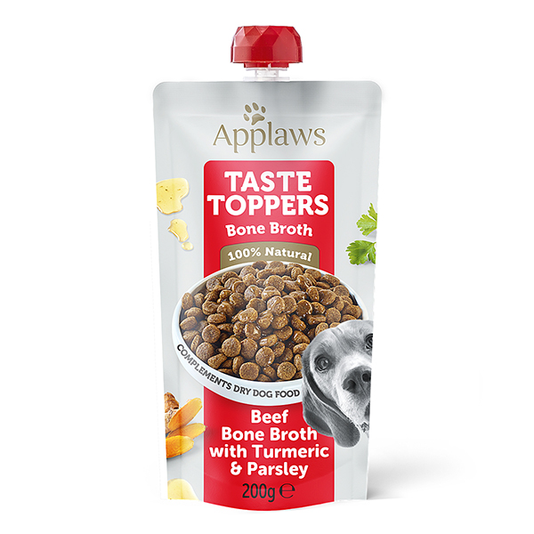 Applaws Taste Toppers Φακελάκι Σκύλου Ζωμός Βοδινό με Κουρκουμά και Μαιντανό Applaws Taste Toppers Φακελάκι Σκύλου Ζωμός Βοδινό με Κουρκουμά και Μαιντανό