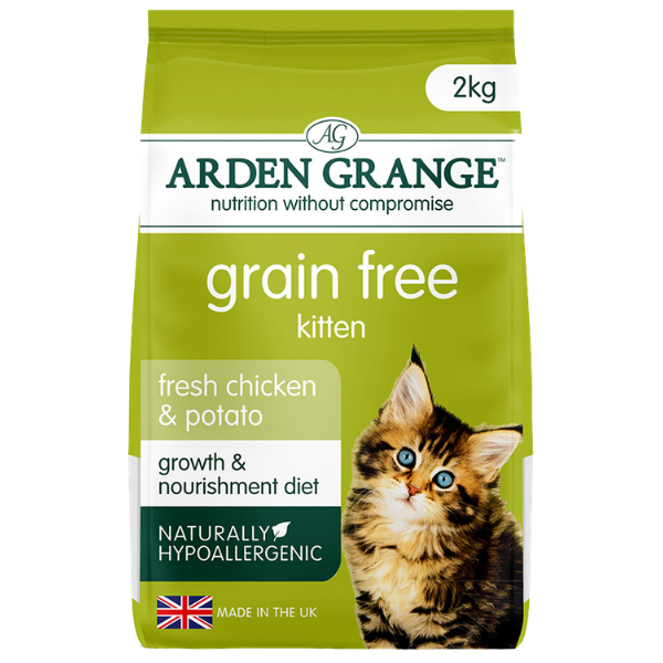 Arden Grange Υποαλλεργική Ξηρή Τροφή για Γατάκια Κοτόπουλο Grain Free Arden Grange Υποαλλεργική Ξηρή Τροφή για Γατάκια Κοτόπουλο Grain Free