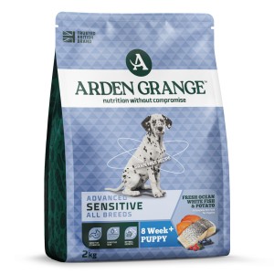 Arden Grange Sensitive Grain Free Puppy Dry Dog Food with Ocean White Fish & Potato