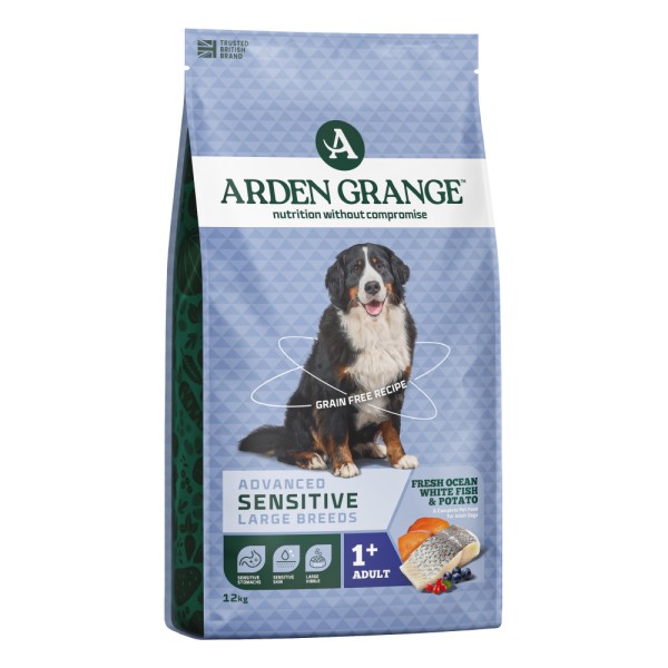 Arden Grange Sensitive Hypoallergenic Dry Dog Food Large Breed Fish Grain Free Arden Grange Sensitive Hypoallergenic Dry Dog Food Large Breed Fish Grain Free