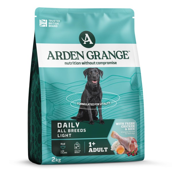 Ξηρή Τροφή Σκύλου Arden Grange Light Adult με φρέσκο Κοτόπουλο & ρύζι Ξηρή Τροφή Σκύλου Arden Grange Light Adult με φρέσκο Κοτόπουλο & ρύζι