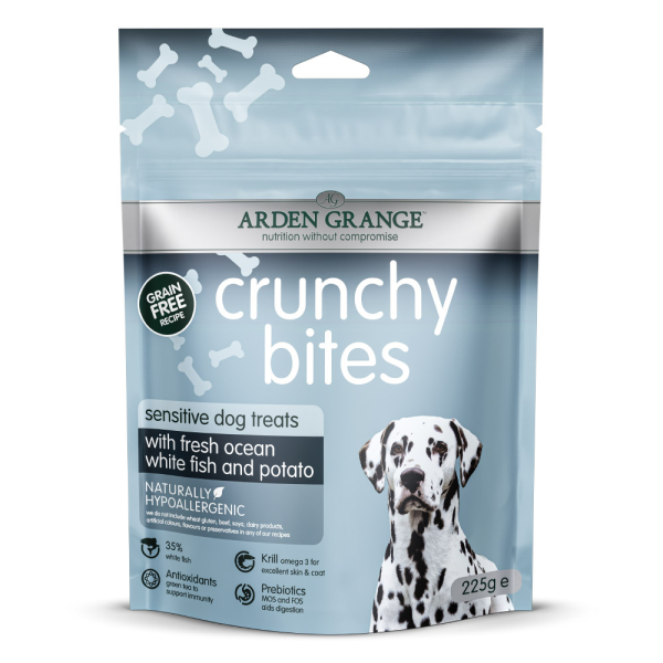 Arden Grange Crunchy Bites for Dogs with Ocean White Fish Arden Grange Crunchy Bites for Dogs with Ocean White Fish