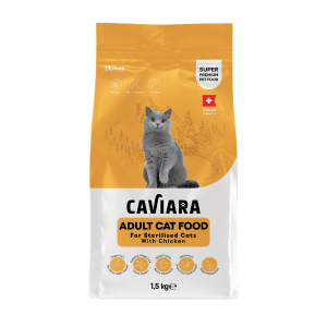 Caviara Ξηρά Τροφή με Κοτόπουλο για Στειρωμένες Ενήλικες Γάτες Caviara Ξηρά Τροφή με Κοτόπουλο για Στειρωμένες Ενήλικες Γάτες