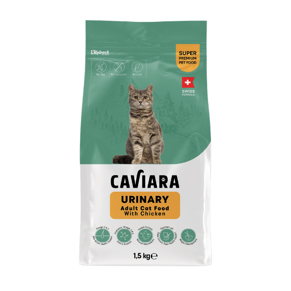 Caviara Πλήρης Ξηρά Τροφή Γάτας|Ουροποιητικό Σύστημα με Κοτόπουλο