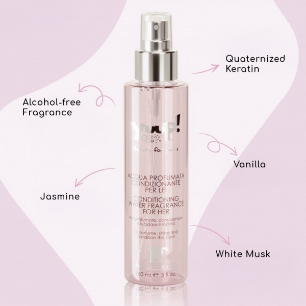 Yuup! Conditioning Water Fragrance for Her - Αρωματικό Spray Φροντίδας για Θηλυκά Σκυλιά & Γάτες | 150 ml Yuup! Conditioning Water Fragrance for Her - Αρωματικό Spray Φροντίδας για Θηλυκά Σκυλιά & Γάτες | 150 ml
