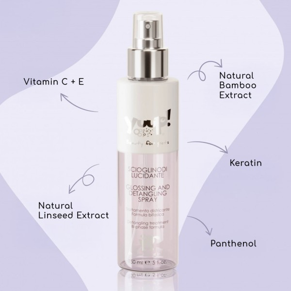 Yuup! Home Glossing & Detangling Spray - Bi-Phase Leave-In για Όλα τα Τριχώματα | 150ml Yuup! Home Glossing & Detangling Spray - Bi-Phase Leave-In για Όλα τα Τριχώματα | 150ml
