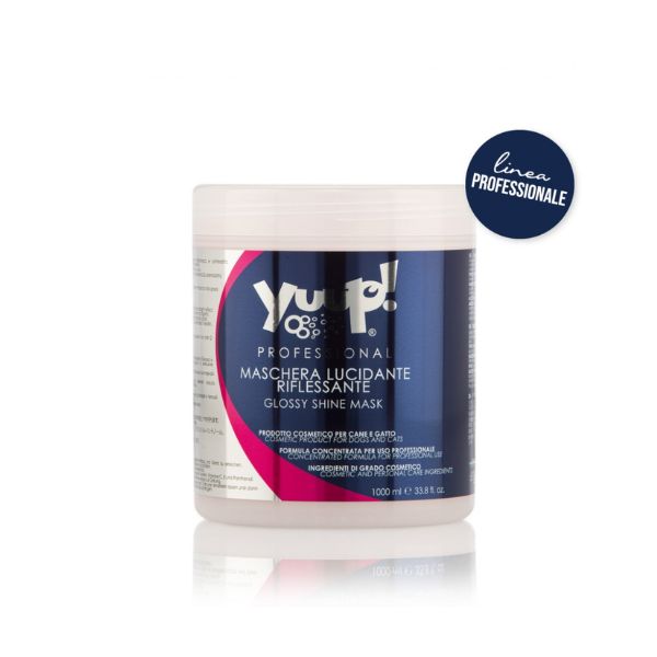Yuup! Professional Glossy Shine Mask - Μάσκα Γυαλίσματος & Προστασίας Χρώματος για Σκούρα Τριχώματα | 1 Litre Yuup! Professional Glossy Shine Mask - Μάσκα Γυαλίσματος & Προστασίας Χρώματος για Σκούρα Τριχώματα | 1 Litre