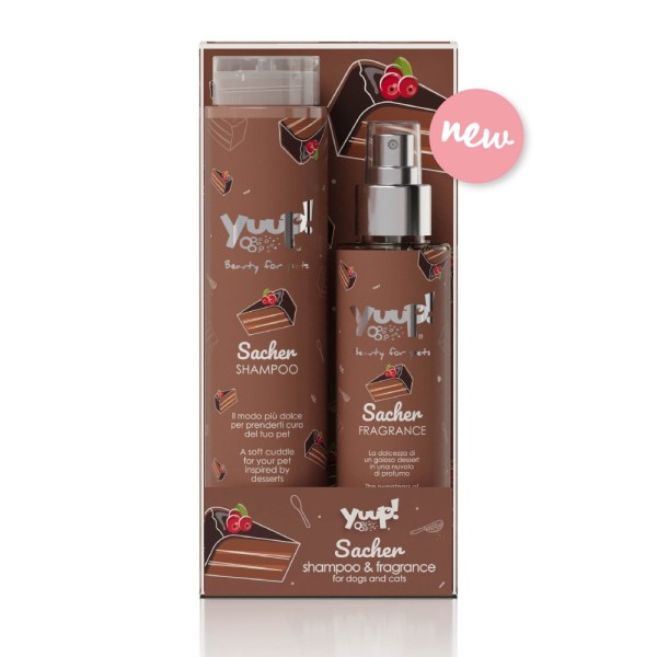 Yuup! Sacher Shampoo & Fragrance Kit - Gourmand Σετ Φροντίδας για Σκύλους & Γάτες | 250 ml Yuup! Sacher Shampoo & Fragrance Kit - Gourmand Σετ Φροντίδας για Σκύλους & Γάτες | 250 ml